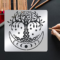 Трафареты для штампов из нержавеющей стали DIY-WH0279-122