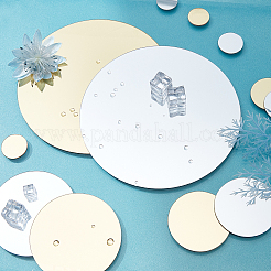 2 Set aus selbstklebenden Spiegel-Wandaufklebern aus Acryl in 2 Farben&nbsp;DIY-PH0009-49