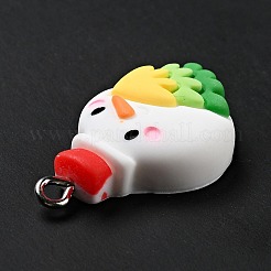 Рождественские подвески из непрозрачной смолы&nbsp;LS-RESI-G043-B02