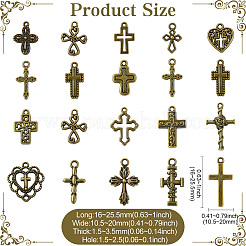 100 шт. 20 стиля подвески из сплава в тибетском стиле FIND-CJ0003-90