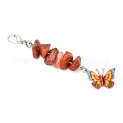 5 шт. подвеска в виде бабочки из сплава эмали&nbsp;HJEW-JM04162