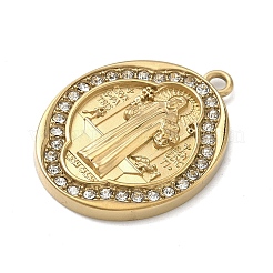 Подвески из нержавеющей стали 304 и страз&nbsp;STAS-G371-09D-01G