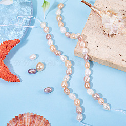 2 нить бусин из натурального культивированного пресноводного жемчуга PEAR-TA0001-29