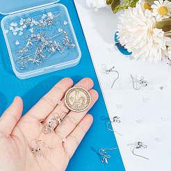 24 шт латунные серьги крючки&nbsp;KK-GO0001-46