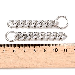 Серьги-кольца Huggie Hoop из нержавеющей стали 304&nbsp;EJEW-JE04481