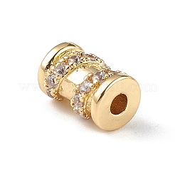 Покрытие стойки латунь микропаве прозрачные кубические циркониевые бусины KK-C019-29G