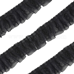 5 ярд двойной полиэстеровой кружевной отделки для украшения шитья&nbsp;OCOR-GF0005-06D