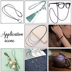 4 рулон 4-х видов плоской плетеной нейлоновой нити DIY-PH0003-28