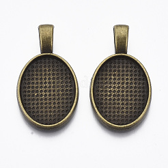 Сеттинги для кулона(кабошонов) PALLOY-R120-05