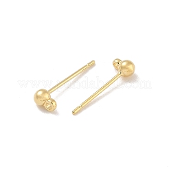 Латунные гвоздики серьги фурнитура KK-H503-29G-02