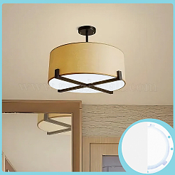 Акриловый плоский круглый складной светоотражающий картон&nbsp;AJEW-WH0596-201B