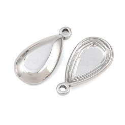 Pendentifs en acier inoxydable 304 avec montures cabochons&nbsp;SA-CBAC381-01P