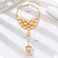 Роскошные латунные браслеты-кольца в ближневосточном стиле для женщин LB7436