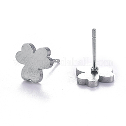 Pendientes unisex de acero inoxidable 304 resistentes al deslustre&nbsp;EJEW-E254-07P