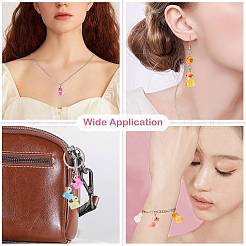 48 шт. 8-цветные подвески из прозрачной смолы JX860A