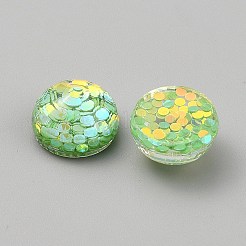 Прозрачные смолы кабошоны&nbsp;RESI-WH0038-47G