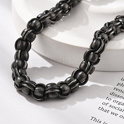 Браслеты из нержавеющей стали 304 с цепочкой для женщин и мужчин BJEW-A031-04C-AS