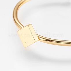 Латунь манжеты браслеты&nbsp;BJEW-K153-02F