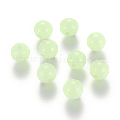 Cuentas redondas acrílicas luminosas&nbsp;LACR-R002-12mm-01