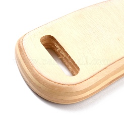 Anses de sac en bois teint&nbsp;WOOD-WH0100-33D