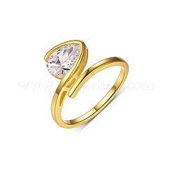 Регулируемые 925 перстни из стерлингового серебра с кубическими цирконами для женщин JX9759