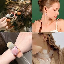 Подвески из искусственного норкового меха WOVE-MSMC003-04