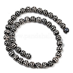 Тибетского стиля DZI бисер нитей&nbsp;G-G328-A02-8mm