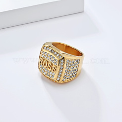304 Edelstahl-Strass-Fingerringe&nbsp;WG7F8FD-02
