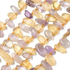 Природные Аметрин бисер нитей&nbsp;G-P604-A01-01