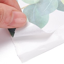 Rouleau d'autocollants de bordure de tableau d'affichage d'eucalyptus&nbsp;DIY-K038-01