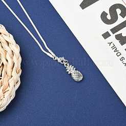 Латунные круглые ожерелья в виде змей NJEW-BB10864-20