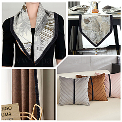 Полиэстеровая лента-сороконожка с плетением из кружева OCOR-WH20012-25A