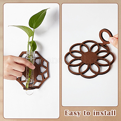2 Set 2 Stile Wandbehang-Terrarien-Pflanzgefäß mit Kunststoffrohr&nbsp;ODIS-GA0001-53C