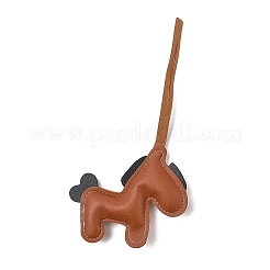 Ciondoli decorativi in pelle sintetica PU di cavallo&nbsp;HJEW-A012-01A