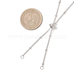 Изготовление ожерелья-слайдера из нержавеющей стали 304&nbsp;AJEW-JB01555-01