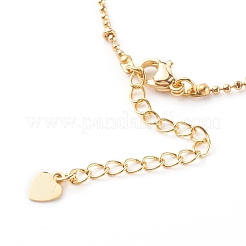 Изготовление браслетов из латуни с шариковой цепочкой AJEW-JB00937