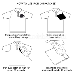 15 шт. 3 стиля термонашивки на ткань&nbsp;FIND-CY0001-18