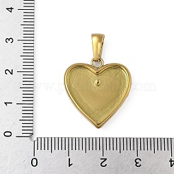 Подвески из нержавеющей стали 304 с эмалью&nbsp;STAS-P408-17B-G