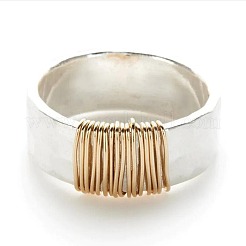 Fingerringe für Damen aus Zinklegierung mit Drahtwicklung&nbsp;FS-WG4DD4C-03