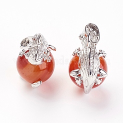 Натуральный сердолик / красные агатовые подвески&nbsp;G-G713-I09