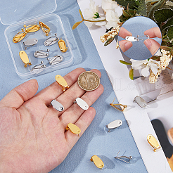 20 шт. 2 стиля латунных сережек-гвоздиков&nbsp;KK-HS0001-90