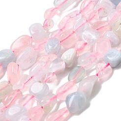 Природные морганит нитей бисера G-P601-A03-02