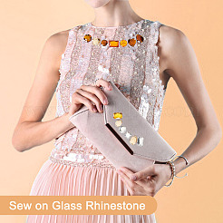 500 шт. 5-х цветные акриловые пришивные стразы DIY-GA0007-25A