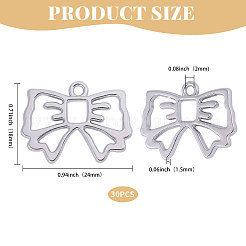 30 шт. подвеска с открытой задней частью из цинкового сплава&nbsp;FIND-CA0009-60