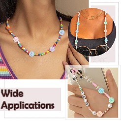 160шт 8 цвета непрозрачные акриловые бусины&nbsp;PACR-CJ0001-44