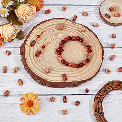 3 набор деревянных бусин 3 стилей&nbsp;WOOD-SC0002-06A