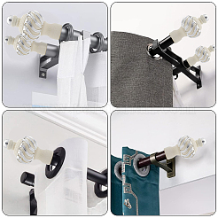 Kopf einer Gardinenstange aus Kunststoff&nbsp;FIND-WH0417-43A