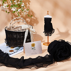 5м двухслойная плиссированная лента из органзы OCOR-PH0002-96A