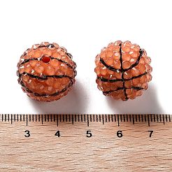 Abalorios de resina de Diamante de imitación&nbsp;RESI-TAC0005-011B