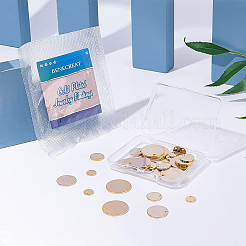 40 шт. 4 стиля латунный кулон KK-BC0001-94G